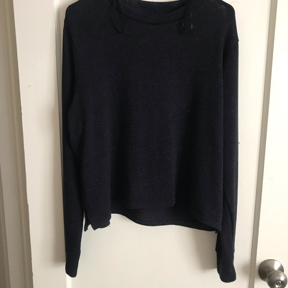 Sparkle blue H&M crop top